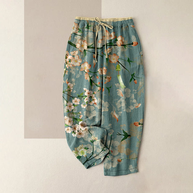 Quần cotton hoa đào (nữ)
